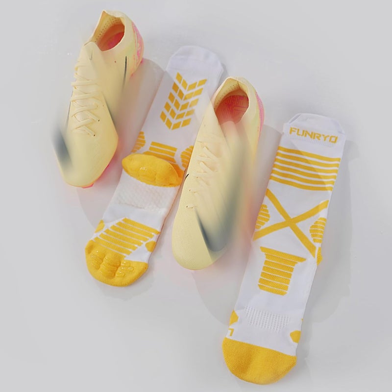 FUNRY Store Grip Socks Soccer for Men&Women,Non-Slip Soccer Socks,Elite Compression Socks for Running Basketball （ men's size 6-11） - Image 4
